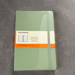 Moleskine Hard Cover Ruled Notebook - Sage Green